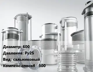 Компенсатор 600 Ру25 сальниковый 300